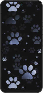Силиконовый чехол С синими отпечатками лап для Tecno Spark 40 4G - 6441u-4116 изображение 