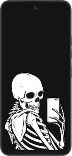 Силиконовый чехол Скелет делает Selfie для Tecno Spark 40 4G - 6535u-4116 изображение 