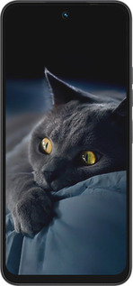 Силиконовый чехол Дымчатый кот для Tecno Spark 40 4G - 825u-4116 изображение 
