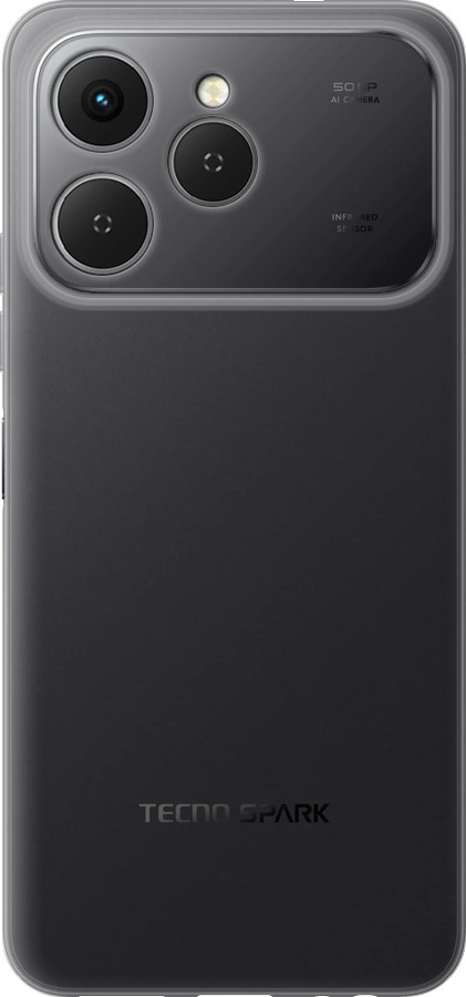 Силиконовый чехол Прозрачный для Tecno Spark 40 4G - 5636u-4116 изображение 