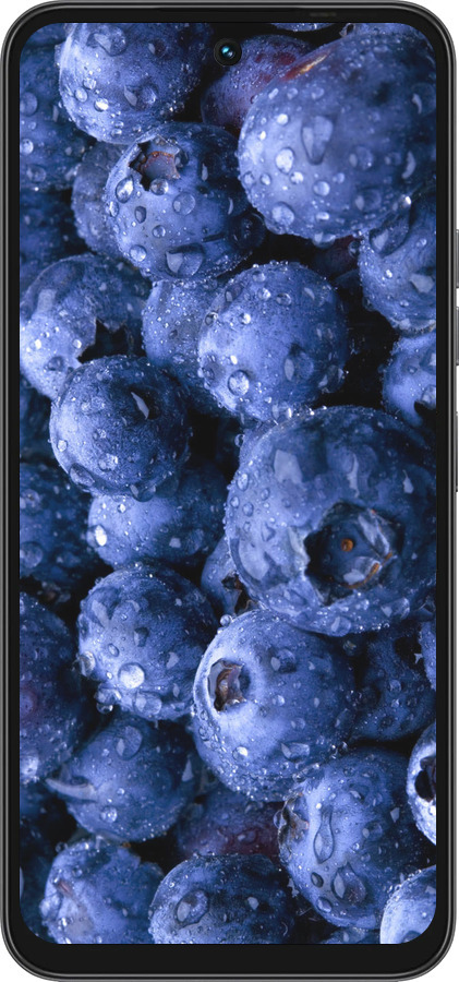 Силиконовый чехол Голубика для Tecno Spark 40 4G - 4459u-4116 изображение 