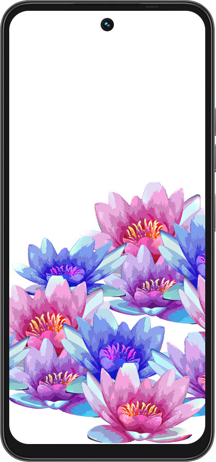 Силиконовый чехол Лотос для Tecno Spark 40 4G - 4862u-4116 изображение 