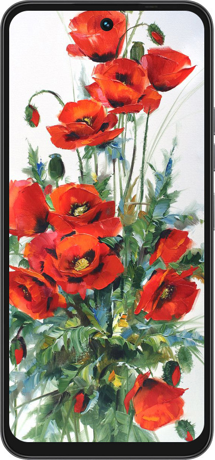 Силиконовый чехол Маки для Tecno Spark 40 4G - 523u-4116 изображение 