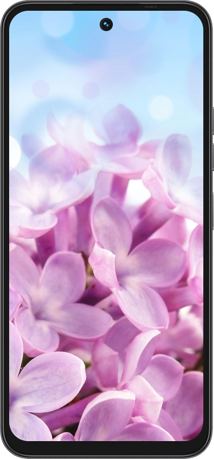 Силіконовий чехол Бузок для Tecno Spark 40 4G - 527u-4116 изображение 