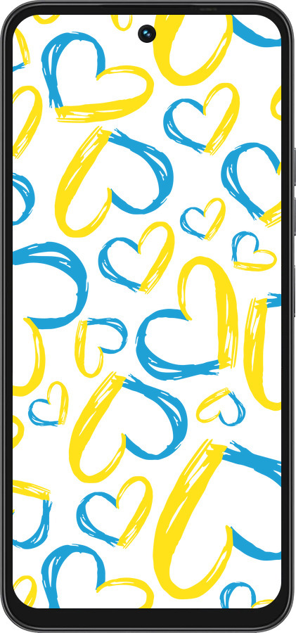 Силіконовий чехол Серця UA  для Tecno Spark 40 4G - 5292u-4116 изображение 