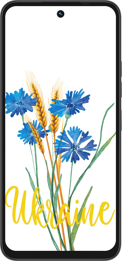 Силиконовый чехол Ukraine v2 для Tecno Spark 40 4G - 5445u-4116 изображение 