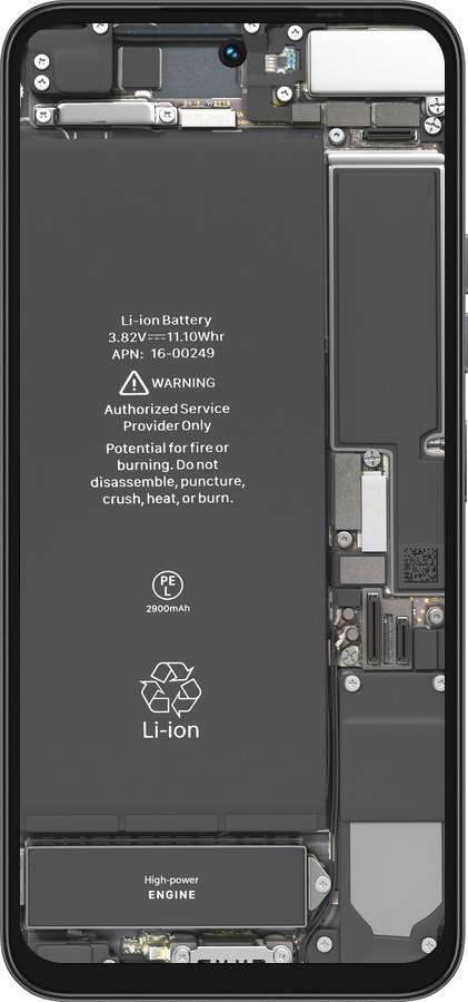 Силіконовий чехол Деталі смартфона для Tecno Spark 40 4G - 5487u-4116 изображение 