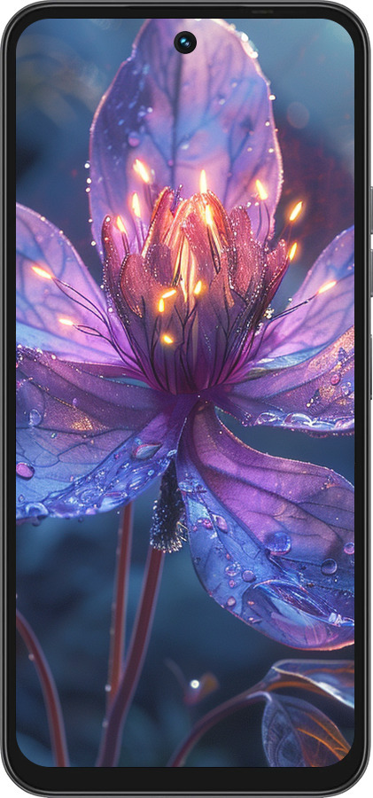 Силиконовый чехол Магический цветок для Tecno Spark 40 4G - 6038u-4116 изображение 
