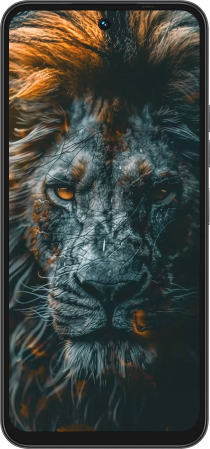 Силиконовый чехол Лев в сумерках для Tecno Spark 40 4G - 6154u-4116 изображение 