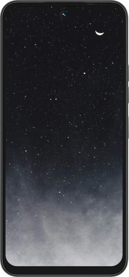 Силиконовый чехол Сині хмари, Синій місяць для Tecno Spark 40 4G - 6396u-4116 изображение 