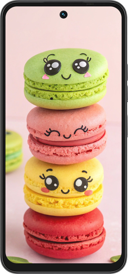 Силиконовый чехол Печенье для Tecno Spark 40 4G - 6693u-4116 изображение 