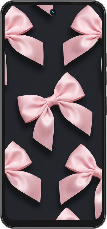 Силиконовый чехол Coquette Ribbons Dark Coquette для Tecno Spark 40 4G - 6767u-4116 изображение 