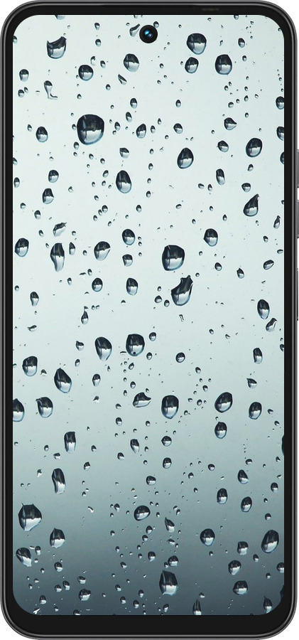 Силиконовый чехол Стекло в каплях для Tecno Spark 40 4G - 848u-4116 изображение 