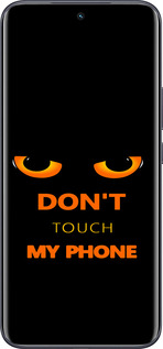 Силиконовый чехол Don't touch the phone для Tecno Spark 40 Pro+ 4G - 4261u-4118 изображение 