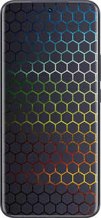 Силиконовый чехол Переливающиеся соты для Tecno Spark 40 Pro+ 4G - 498u-4118 изображение 