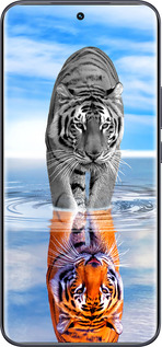 Силиконовый чехол Тигр для Tecno Spark 40 Pro+ 4G - 6016u-4118 изображение 