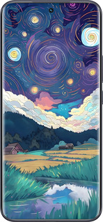 Силиконовый чехол Креативный арт для Tecno Spark 40 Pro+ 4G - 6322u-4118 изображение 