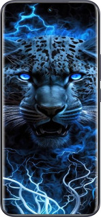 Силиконовый чехол Ледяной леопард для Tecno Spark 40 Pro+ 4G - 6460u-4118 изображение 