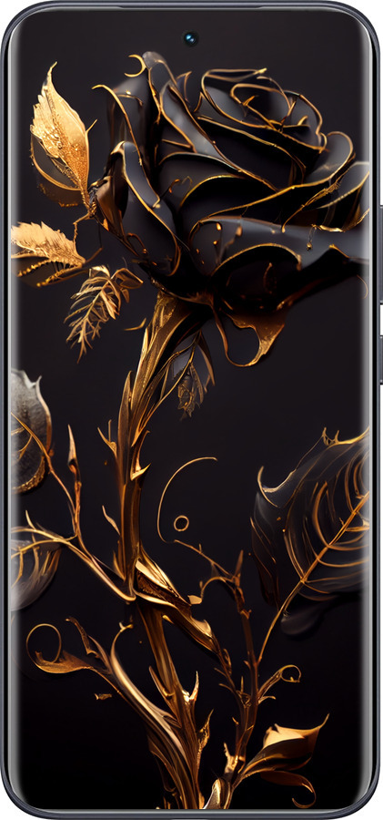 Силиконовый чехол Роза 3 для Tecno Spark 40 Pro+ 4G - 5552u-4118 изображение 