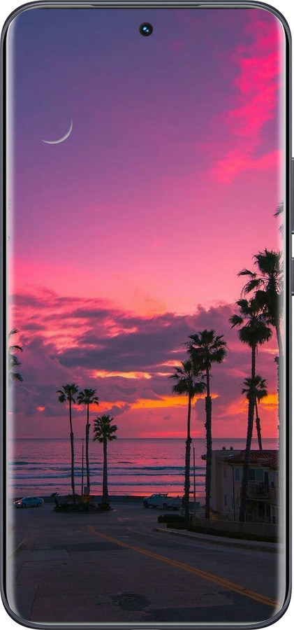 Силиконовый чехол Пальмы для Tecno Spark 40 Pro+ 4G - 5873u-4118 изображение 