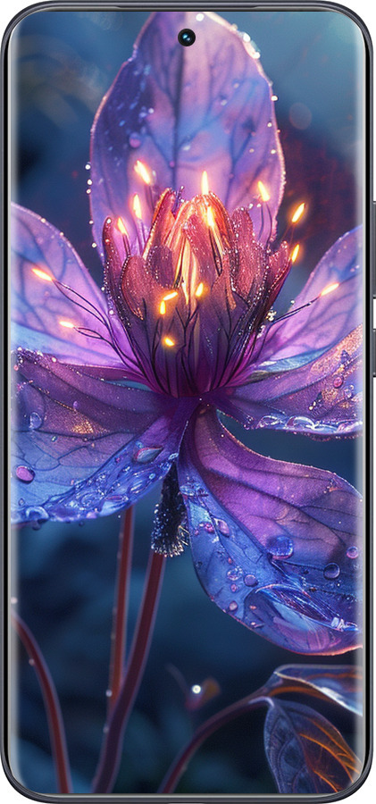 Силіконовий чехол Магічна квітка для Tecno Spark 40 Pro+ 4G - 6038u-4118 изображение 