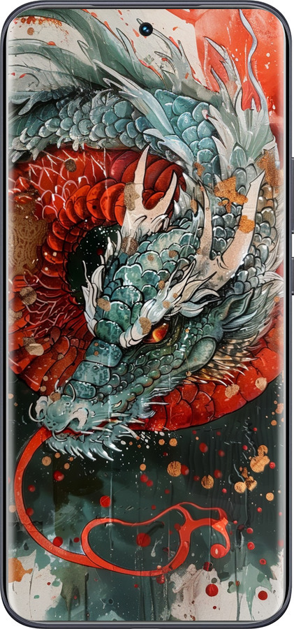 Силиконовый чехол Стихия огня для Tecno Spark 40 Pro+ 4G - 6101u-4118 изображение 
