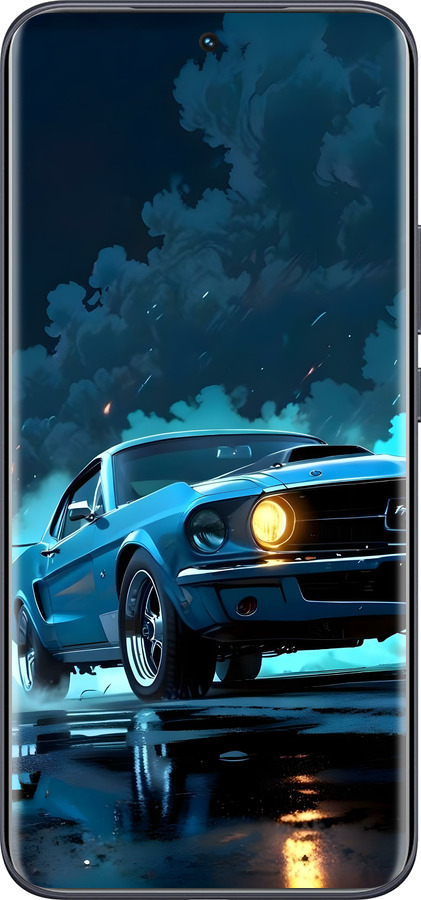 Силиконовый чехол Форд мустанг для Tecno Spark 40 Pro+ 4G - 6374u-4118 изображение 