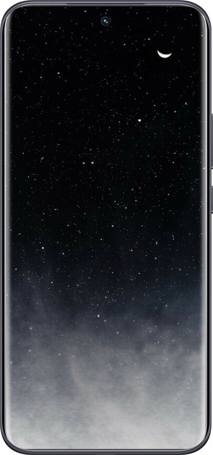 Силиконовый чехол Сині хмари, Синій місяць для Tecno Spark 40 Pro+ 4G - 6396u-4118 изображение 