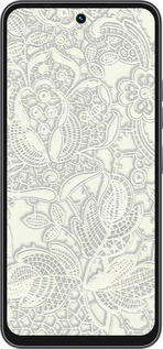 Силиконовый чехол Белое кружево для Tecno Spark 40C - 4383u-4127 изображение 
