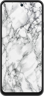 Силиконовый чехол Мрамор белый для Tecno Spark 40C - 4480u-4127 изображение 