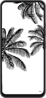 Силиконовый чехол Пальмы1 для Tecno Spark 40C - 4634u-4127 изображение 