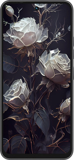 Силиконовый чехол Розы 2 для Tecno Spark 40C - 5550u-4127 изображение 