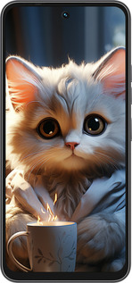 Силиконовый чехол White cat для Tecno Spark 40C - 5646u-4127 изображение 
