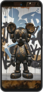 Силиконовый чехол Bronze kaws v2 для Tecno Spark 40C - 6098u-4127 изображение 