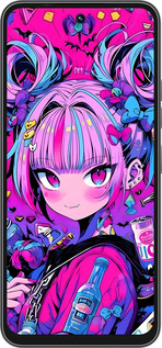 Силиконовый чехол Аниме милаха для Tecno Spark 40C - 6314u-4127 изображение 