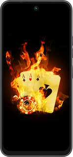 Силиконовый чехол Горящие карты для Tecno Spark 40C - 839u-4127 изображение 