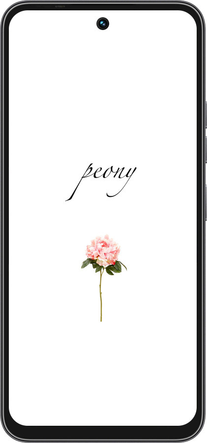 Силиконовый чехол Пион для Tecno Spark 40C - 4366u-4127 изображение 
