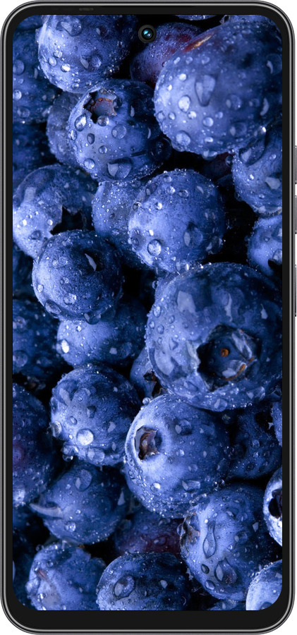 Силиконовый чехол Голубика для Tecno Spark 40C - 4459u-4127 изображение 