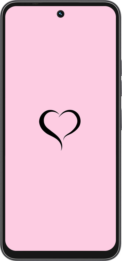 Силиконовый чехол Сердце 1 для Tecno Spark 40C - 4730u-4127 изображение 