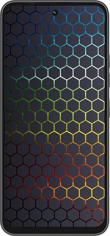 Силиконовый чехол Переливающиеся соты для Tecno Spark 40C - 498u-4127 изображение 