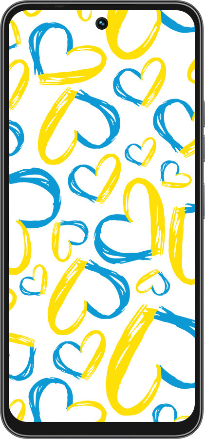 Силиконовый чехол Сердца UA для Tecno Spark 40C - 5292u-4127 изображение 