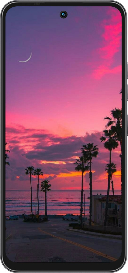 Силиконовый чехол Пальмы для Tecno Spark 40C - 5873u-4127 изображение 