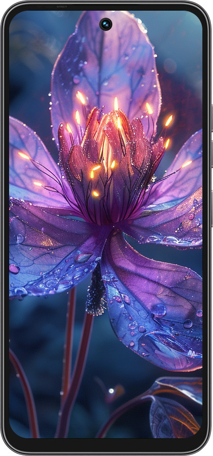 Силиконовый чехол Магический цветок для Tecno Spark 40C - 6038u-4127 изображение 