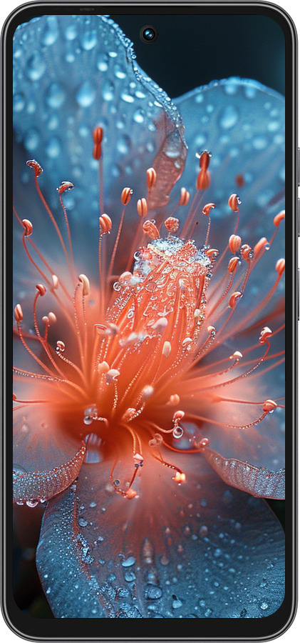 Силиконовый чехол Роса на цветке для Tecno Spark 40C - 6039u-4127 изображение 