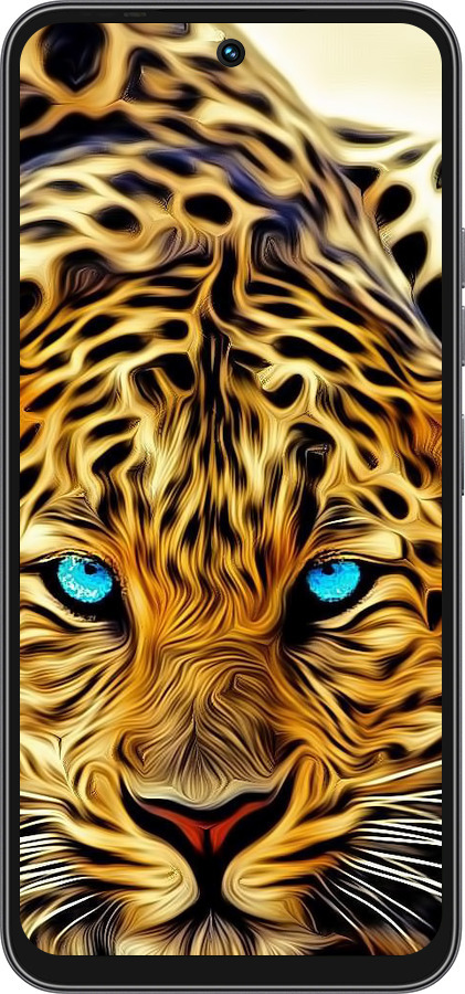 Силиконовый чехол Леопард для Tecno Spark 40C - 6611u-4127 изображение 