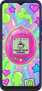 TPU чехол Y2K Aesthetic Retro Pet: Годуй мене кавою для Tecno Spark 6 Go KE5 - 6784b-2452 изображение 