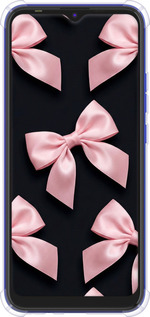 Силикон с усиленными углами чехол Coquette Ribbons Dark Coquette для Tecno Spark 6 Go KE5 - 6767sp-2452 изображение 