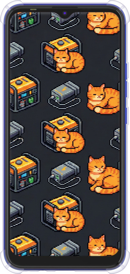 Силикон с усиленными углами чехол Autonomous Zone для Tecno Spark 6 Go KE5 - 6771sp-2452 изображение 