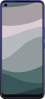 TPU чехол С фиолетовым и бирюзовым ретро-стилем и волнами для Tecno Spark 6 KE7 - 6533b-2418 изображение 