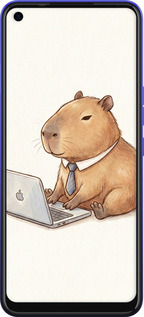 TPU чехол Funny Capybara CEO Working для Tecno Spark 6 KE7 - 6777b-2418 изображение 